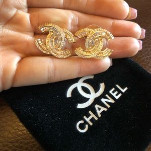 Chanel stud earrings